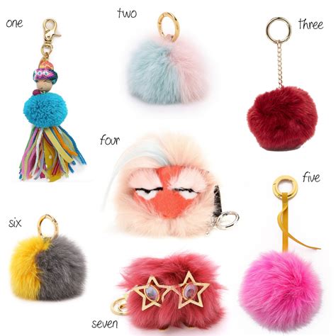 fendi bag charm pom pom